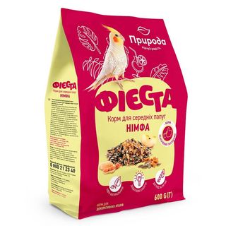 Корм Природа Фієста Німфа для середніх папуг  0.6 кг арт.PR241385