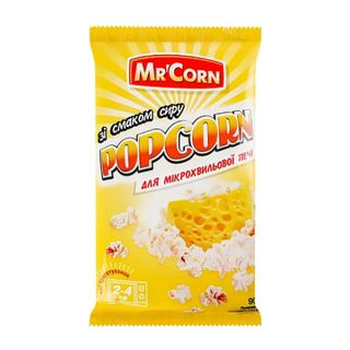 Попкорн Mr'Corn для мікрохвильової печі зі смаком сиру 90г