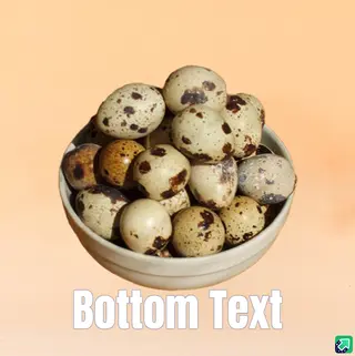 მწყერის კვერცხი 1pc
