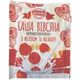 Каша миттєвого приготування Вигода вівсяна з молоком та малиною 40 г