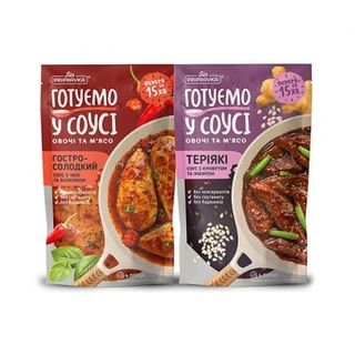 Соус 140 г Приправка (Теріякі з кунжутом та імбиром, гостро-солодкий)