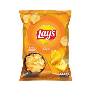 Lays Чипсы, Чипсы Lays 140Гр Сыр, шт, ШК: 4690388111359