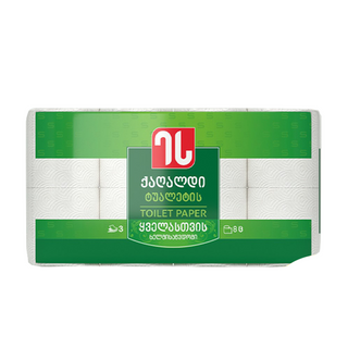 ტუალეტის ქაღალდი /ეს/3ფ/8ც