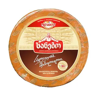 სანებო ყველი სულგუნი შებოლილი 44% 490 გ.