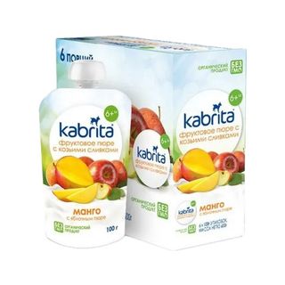 Пюре Kabrita манго-яблоко 100 г