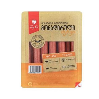 მოხ/შებოლილი მონადირული 490გრ ნიკორა