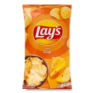 Чіпси картопляні Lay's із смаком сиру 120 г