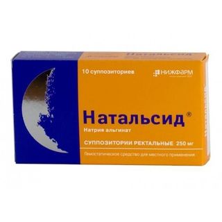 Натальсид  250 Мг № 10 Свечи Рек.