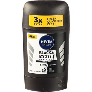 Антиперспірант Nivea 50мл deo чорне та біле невидимий original