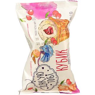 Морозиво Дякую Тобі 70г вишнева підварка кубик ст. ваф.