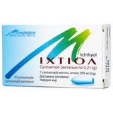 Іхтіол Суп. Ректал. 0,2 Г №10 (5х2)