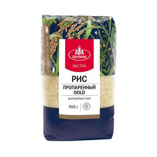Рис Агро-альянс Пропаренный Элитный Gold 900 Г