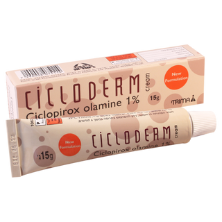 ციკლოდერმი კრემი 1% 15გრ ტუბი #1  Cicloderm cream 15g #1