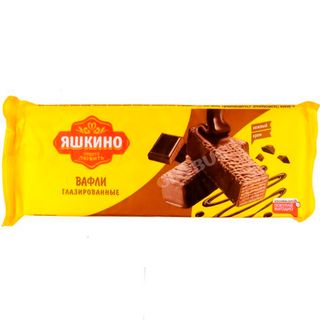 Вафли Яшкино в шок.глазури 200г- 2868