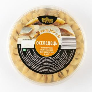 Філе Оселедця Українська Зірка 500 г в олії Пр.