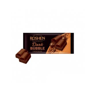 Шоколад Рошен пористий чорний 80г