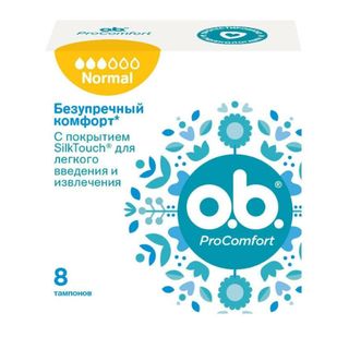 ობი - ტამპონი ნორმალი პროკომფორტი /3წვ/ 4305/4442 #8