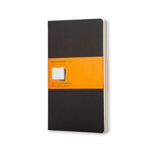 Записник Moleskine Cahier Середній / Лінійка Чорний