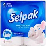 Папір туалетний Selpak Super Soft 3-шаровий білий 4 шт