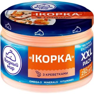 Паста Водний Світ з ікрою скандинавської риби і креветками 250 г