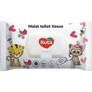Папір туалетний Ruta Selecta вологий 40 шт