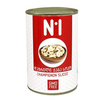 კონსერვი სოკო ქამა დაჭრ 425გრ N1