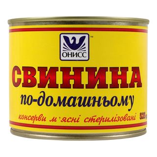Конс Свинина Онисс 525 г з/б ключ. тушков.