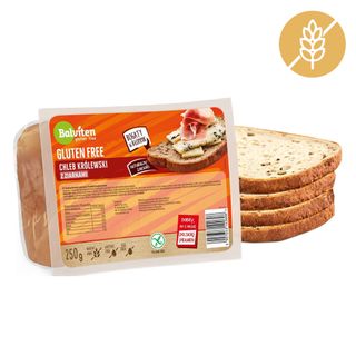 Хліб королівський Balviten з насінням без глютену 250г