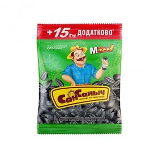 Насіння соняшника 95 г Сан Санич смажене солоне