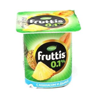ფრუტისი იოგურტი ანანასი,ნესვი,ტყის კენკრა 110 გრ/4605627007089 