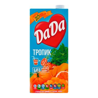 Da-Da, Сок Da-Da 1,9Л Тропик, шт, ШК: 4870002328206