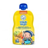 Пюре 90г Чудо-Чадо фруктовий салатик зі злаками та смаком печива з 6 міс