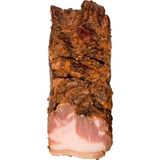 Грудинка Natura ЧОРНИЙ КАБАН сирокопчена вищого гатунку, вагова, 100г