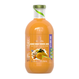 100% Organic Pure Mango Ginger Turmeric, 750ml