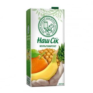 Нектар 1,93л ОКЗДХ Наш Сік Мультифруктовий неосвітлений пастеризований