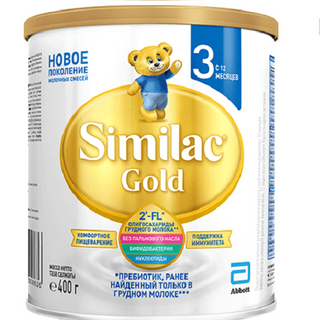 სიმილაკ - რძე გოლდი 3 /12თვ+/ 400გრ 8636 Similac Gold 3 400g