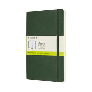 Записник Moleskine Classic Середній / Нелінований Миртовий Зелений М’який