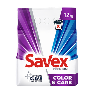 Пральний порошок SAVEX Parfum Lock Color&Care автомат 1.2 кг