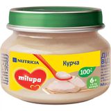Пюре Milupa для дітей від 6 місяців м`ясне курча 80 г