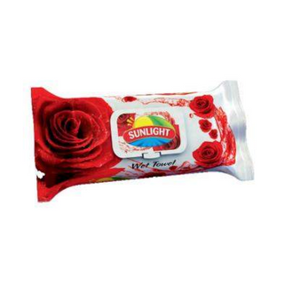 САЛФЕТКИ SUNLIGHT ВЛАЖ. РОМАШКА 72 ШТ П/П