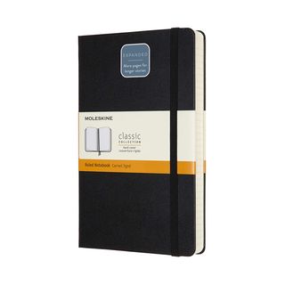 Записник Moleskine Classic Expanded Середній / Лінійка Чорний