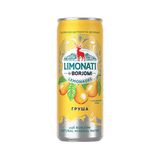Лимонад Боржомі 0.33 газ з/б Limonati Pear