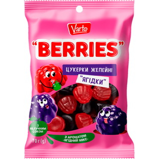 Цукерки Varto Berries желейні 70 г