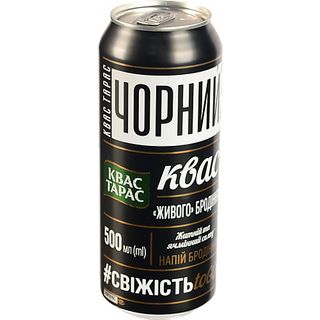 Квас Тарас 0.500л хлібний чорний з.б