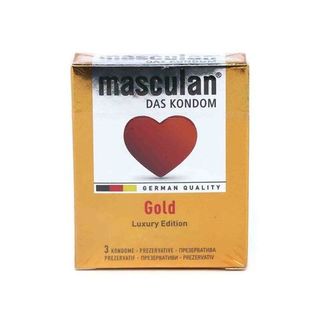 მასკულანი გოლდი პრეზერვატივი 3 ც/4019042000936 1ც