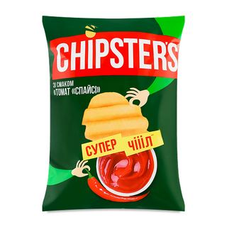 Чипси картопляні Chipster's Томат Спайсі хвилясті 95г