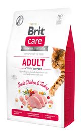 Brit Care Cat Activity Support д/вуличних/котів індичка/курка 2кг