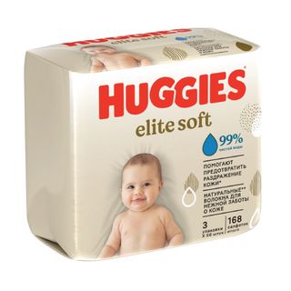 Huggies - ელიტ სოფტი სველი ხელსახოცი - 56x3 ც