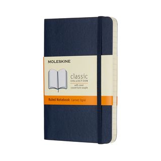 Записник Moleskine Classic Кишеньковий / Лінійка Сапфір М’який
