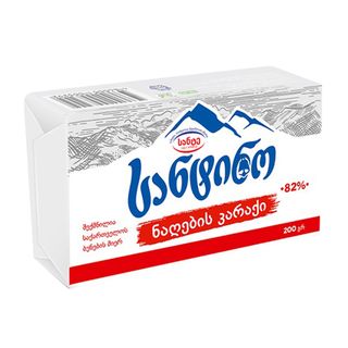 კარაქი ნაღების 82% 200გრ სანტინო